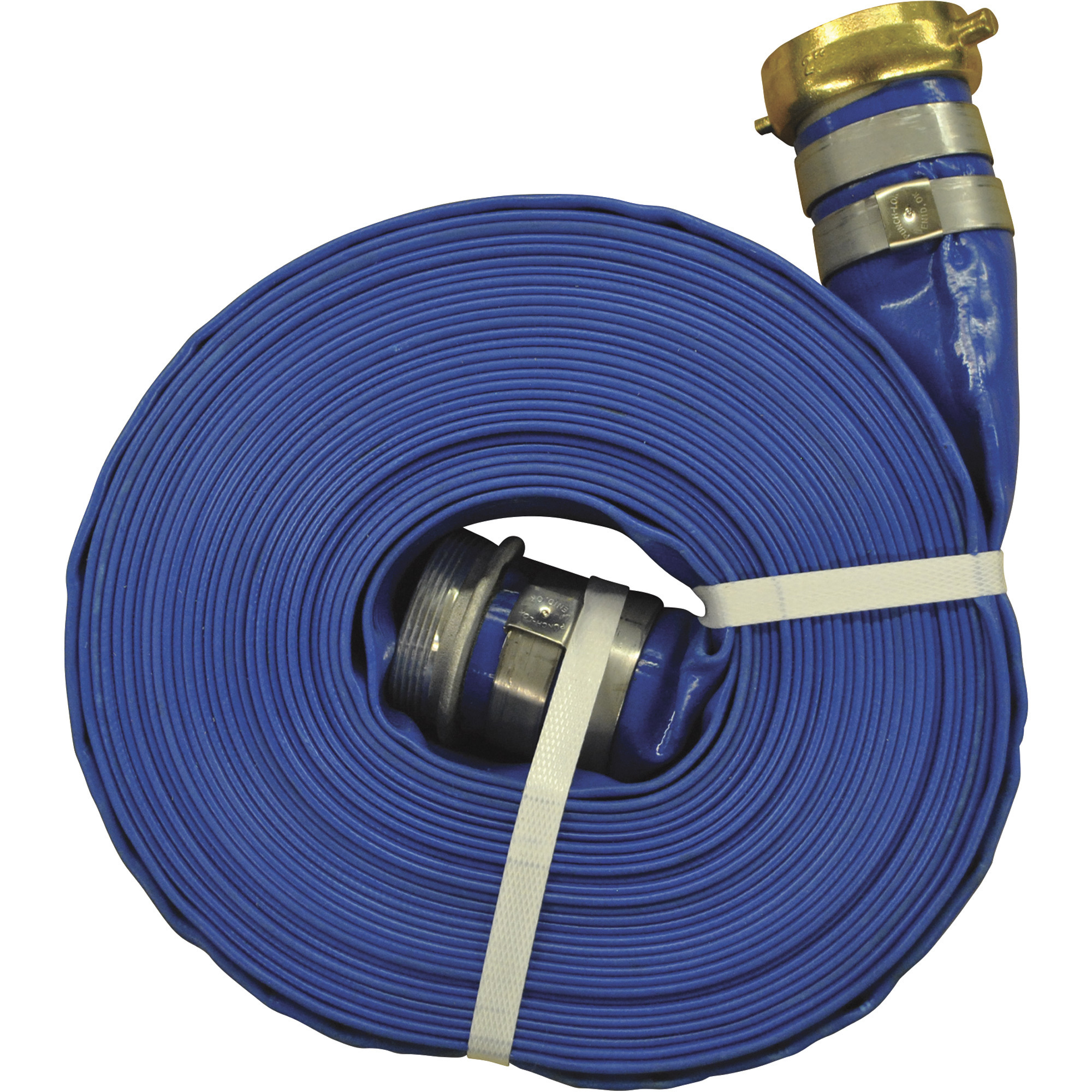 JGB Enterprises Water Pump Discharge Hose, 2in. I.D. x 50ft., MxF NPSM Thread, Model# A008-0326-1650